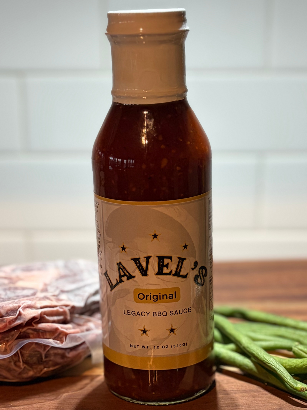 12oz Lavel's Original BBQ Sauce (Gluten Free Ingredients) - Glass bottle
