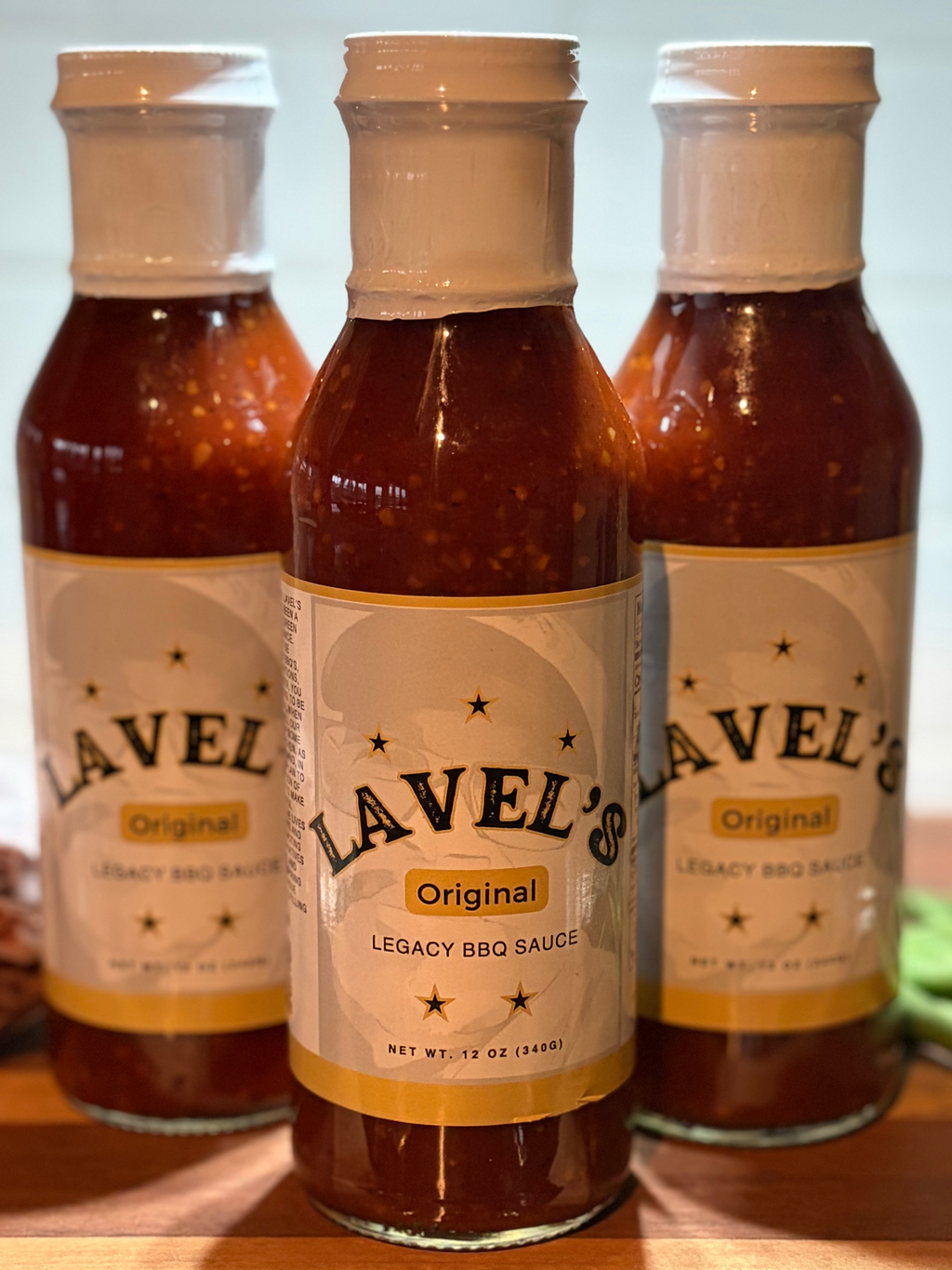 12oz Lavel's Original BBQ Sauce (Gluten Free Ingredients) 3 pack - Glass Bottles