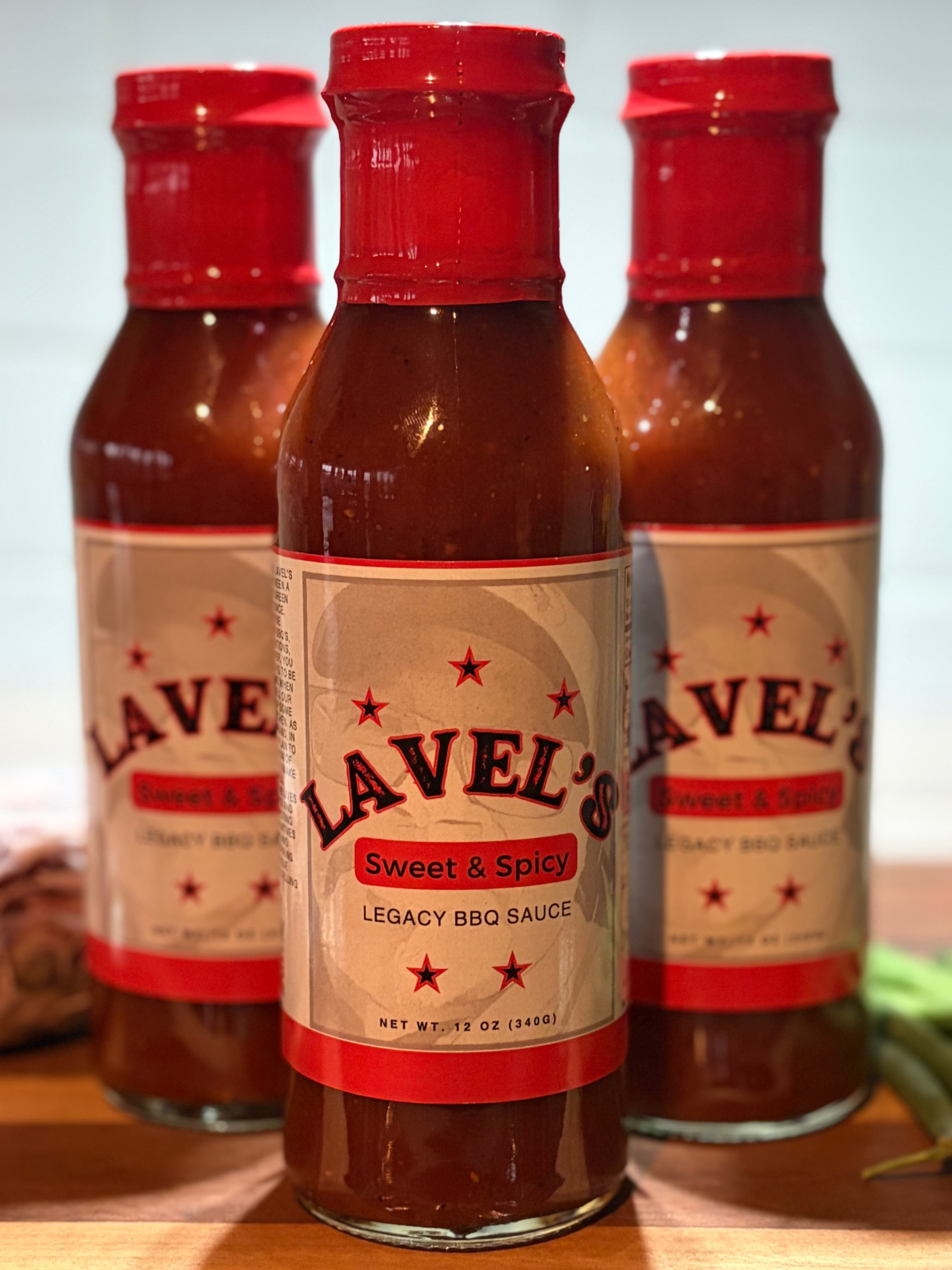 12oz Sweet & Spicy (Gluten Free Ingredients) - 3 pack - Glass bottles