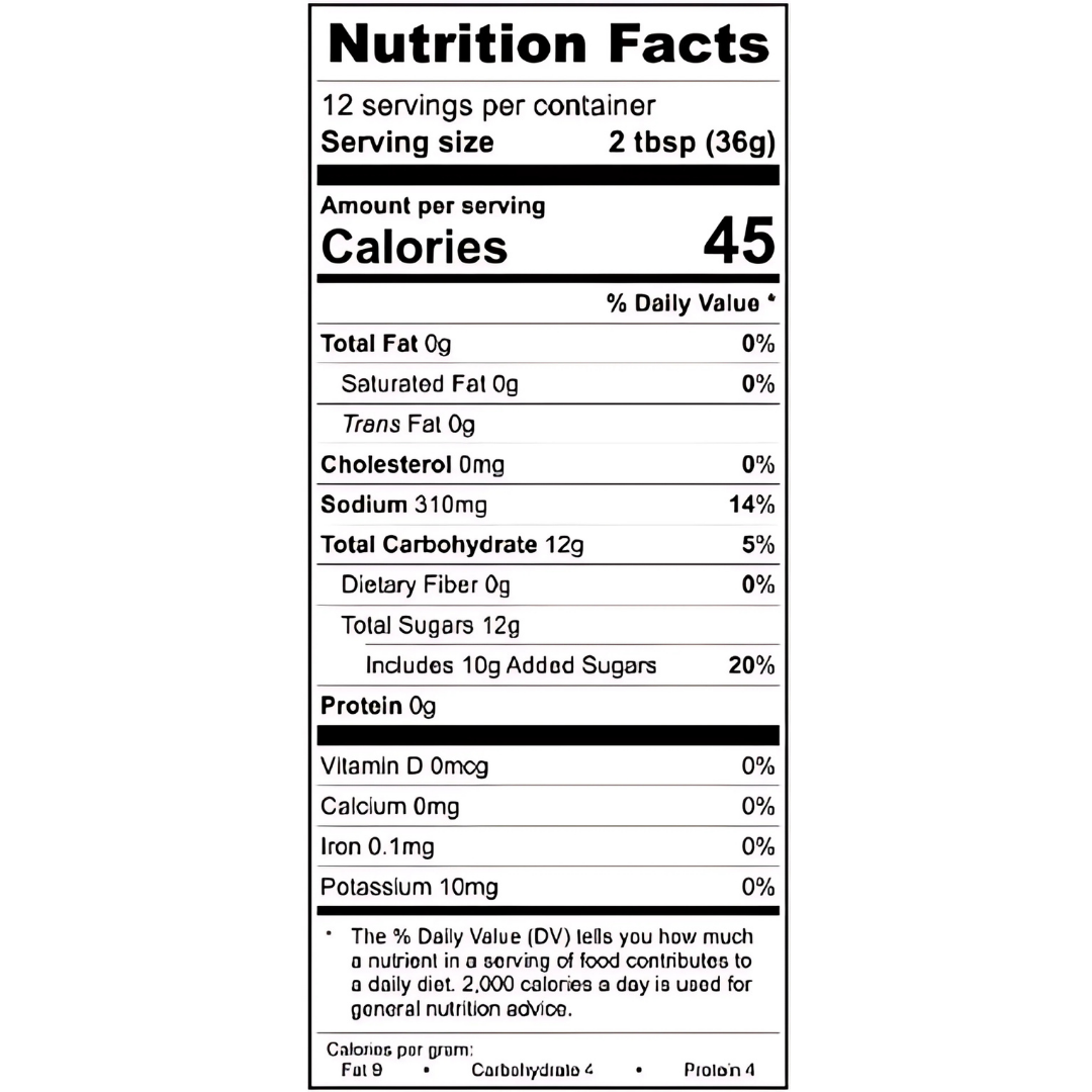 12oz Lavel's Original BBQ Sauce (Gluten Free Ingredients) - Glass bottle